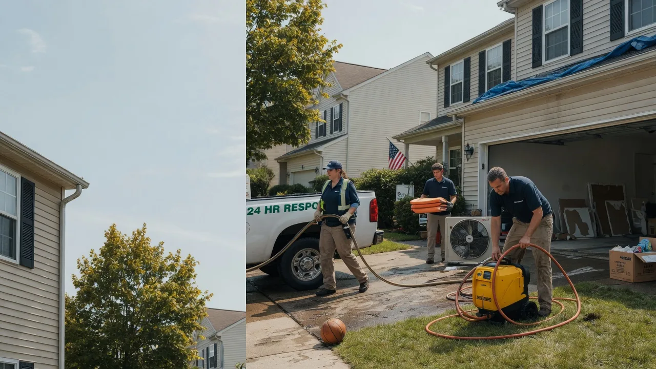 Emergency Water Damage Restoration in Tracys Landing, MD near me